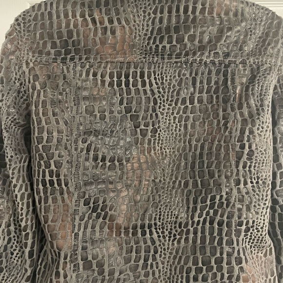 Ruby Rd animal print zip-up jacket blazer size 8 - Picture 3 of 3